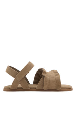 leren sandalen bruin