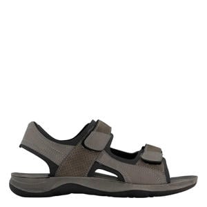 imitatieleren sandalen grijs