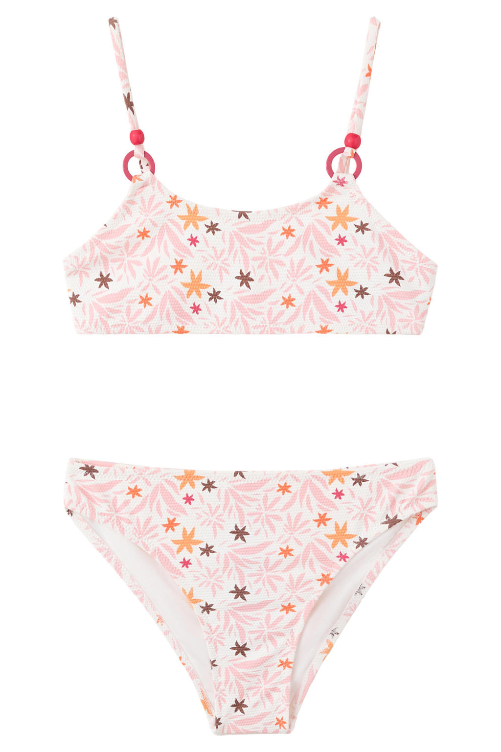 Mango Kids crop bikini lichtroze