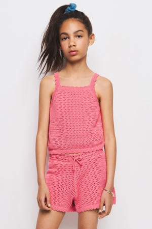 casual short roze