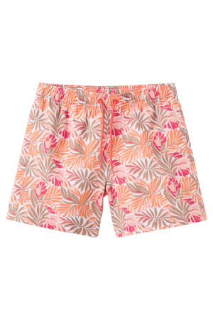 zwemshort oranje/roze/grijs