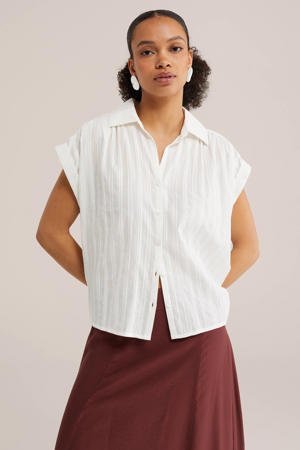 blouse broderie wit