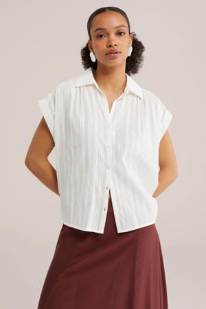 blouse broderie wit