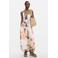 Desigual jumpsuit met print en linnen - meerkleurig