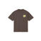 Croyez oversized T-shirt met backprint bruin