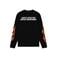 Croyez longsleeve met backprint zwart