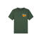 Malelions regular T-shirt met backprint donkergroen