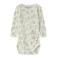 NAME IT BABY gebloemde romper met wol - ecru