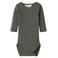 NAME IT BABY wollen gemêleerde romper - donkergroen