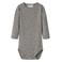 NAME IT BABY wollen gemêleerde romper - grijs