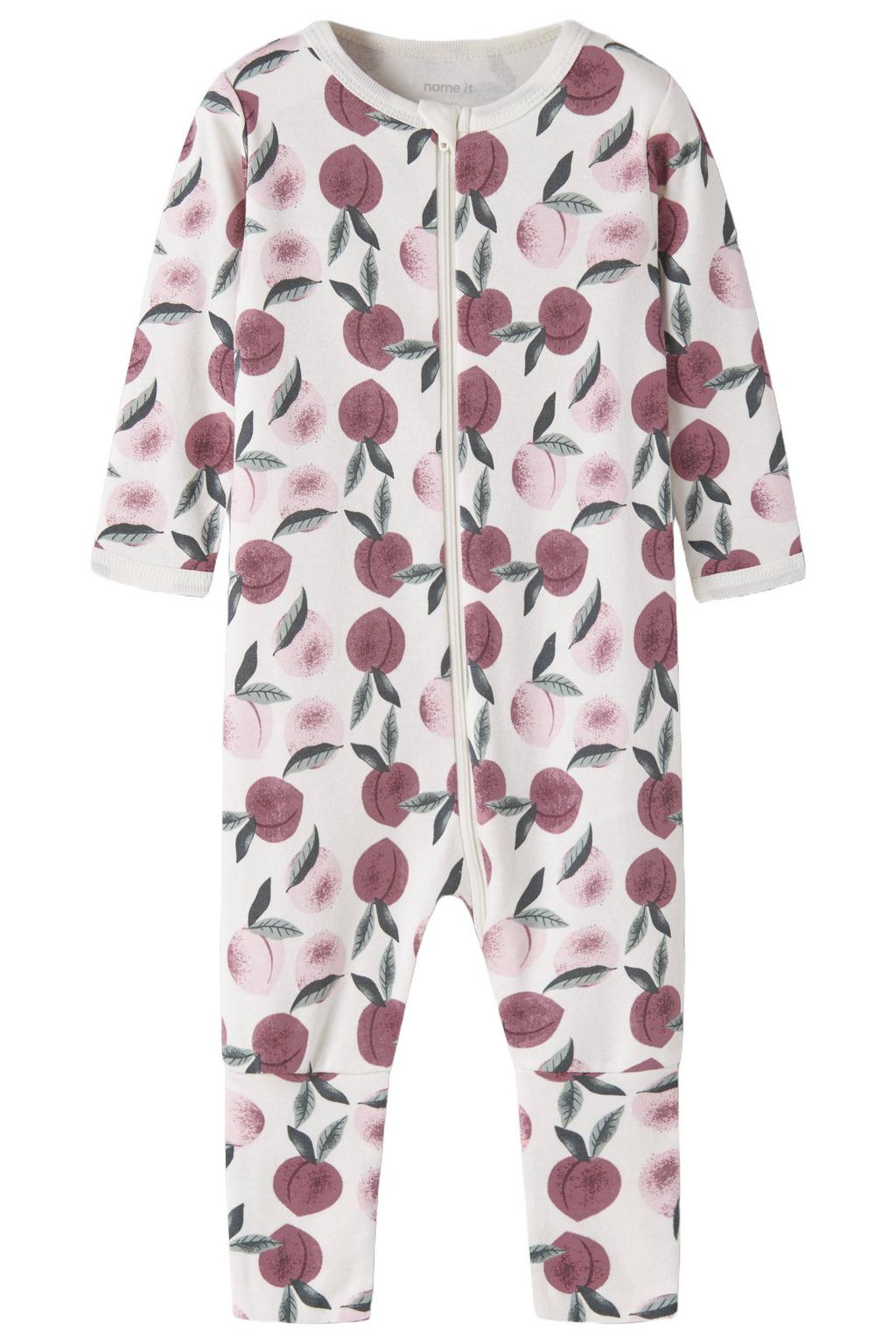 NAME IT BABY pyjama met print - ecru/roze/donkerroze