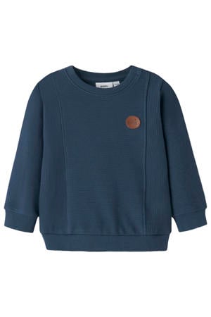 rechtvallende trui - donkerblauw