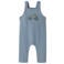 GUPPY BABY sweat tuinbroek met print - blauw