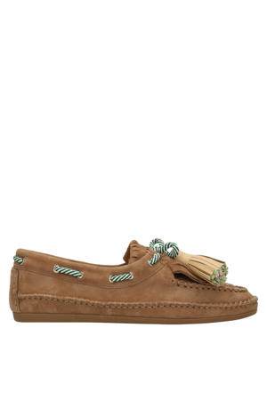 suède bootschoenen bruin