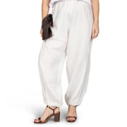 thumbnail: POSH by Poelman Emily imitatieleren sandalen met blokhak - bruin