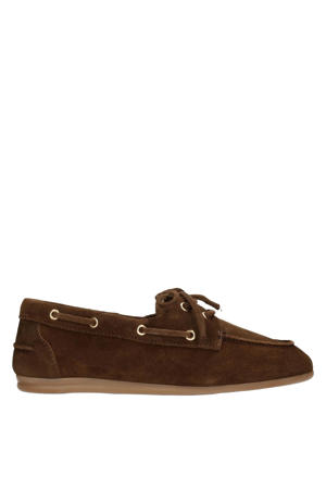 Mira suède bootschoenen donkerbruin