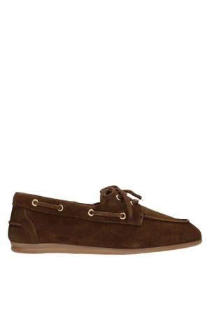 Mira suède bootschoenen donkerbruin