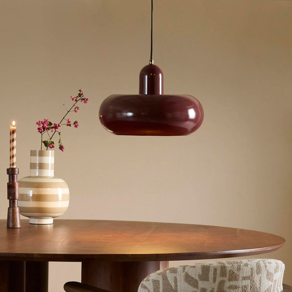 NOUS Living hanglamp Lent E27 Ø 35 cm - bruin