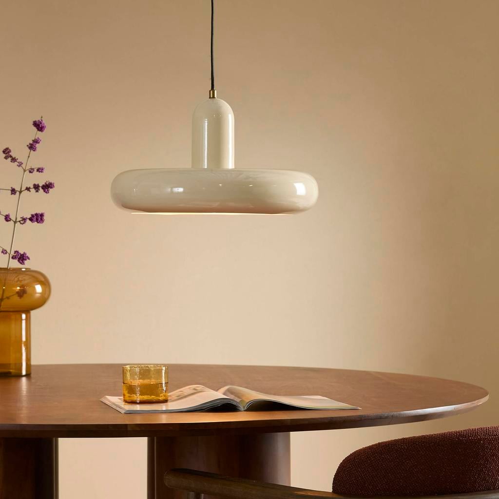 NOUS Living hanglamp Lent E27 Ø40 cm - crème