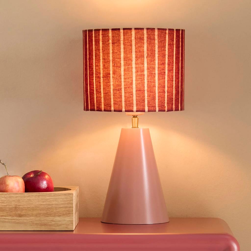 NOUS Living Line tafellamp - roze/rood