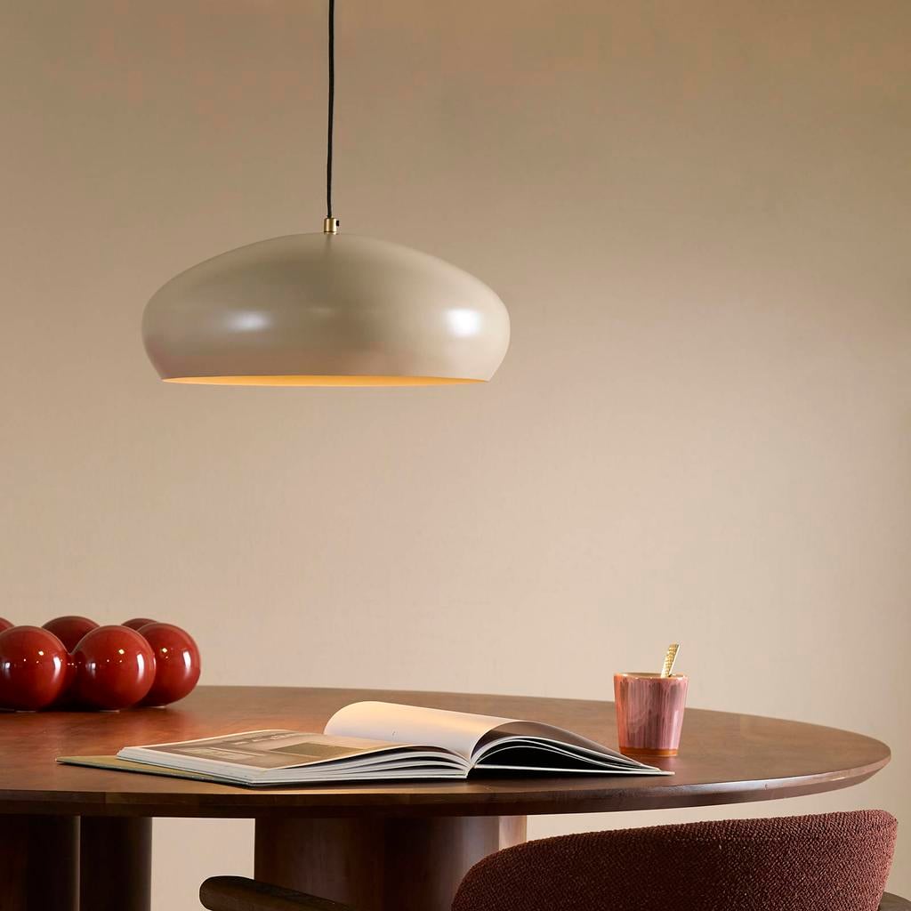 NOUS Living ijzeren hanglamp Lola E27 Ø 40 cm - crème