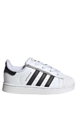 Superstar II sneakers wit/zwart