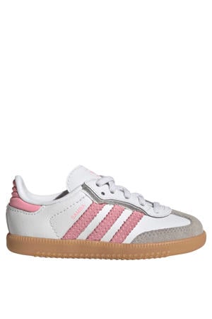 Samba sneakers wit/roze