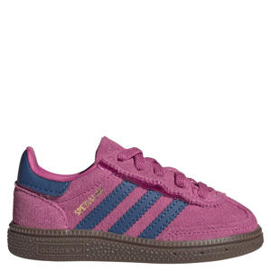 Handball Spezial suède sneakers met elastische veters roze/blauw