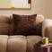 NOUS Living vierkante viscose sierkussenhoes Raina met panterprint 45x45 cm - donkerbruin