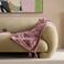 NOUS Living grafische plaid Rovigo 120x150 cm - oudroze