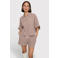Alix the Label relaxed regular waist casual short taupe