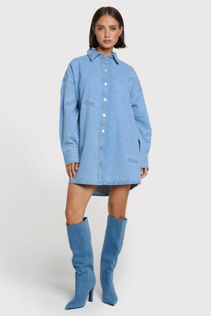 blouse light blue denim