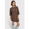 Alix the Label T-shirtjurk bruin