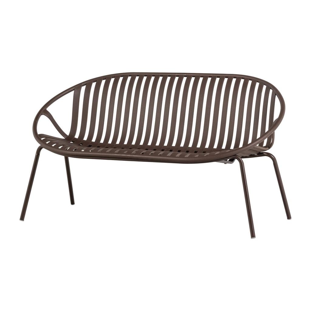 WOOOD WOOOD Bruce Bank 2-Zits - Polypropeen/Metaal - Zand - 74x131x74
