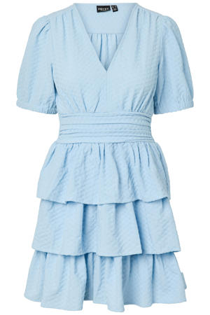 korte jurk lichtblauw