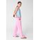 Shoeby high waist casual broek lichtroze