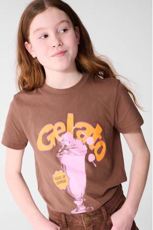 T-shirt bruin