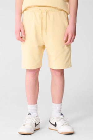 sweatshort lichtgeel