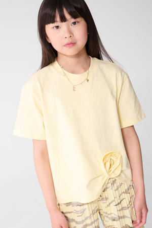 T-shirt lichtgeel