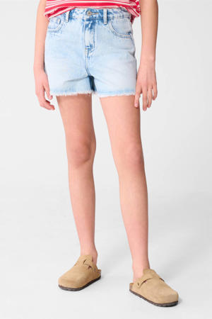 short light blue denim