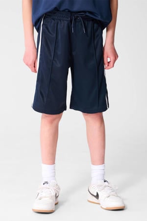 regular waist sweatshort donkerblauw