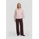 Ruby blouse met trekkoord lichtroze
