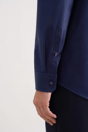 thumbnail: Seidensticker overshirt donkerblauw