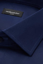 thumbnail: Seidensticker overshirt donkerblauw