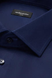 thumbnail: Seidensticker overshirt donkerblauw