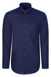 thumbnail: Seidensticker overshirt donkerblauw