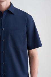 thumbnail: Seidensticker regular casual overhemd donkerblauw
