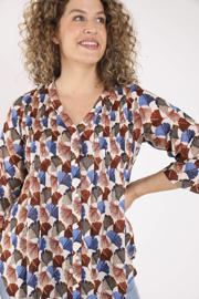 thumbnail: Paprika Plus Size blouse met print - meerkleurig