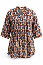 thumbnail: Paprika Plus Size blouse met print - meerkleurig