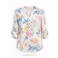 Paprika gebloemde blouse ecru